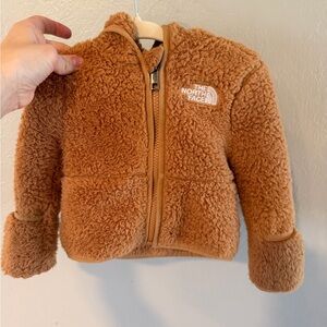 The North Face Tan Sherpa Baby Jacket